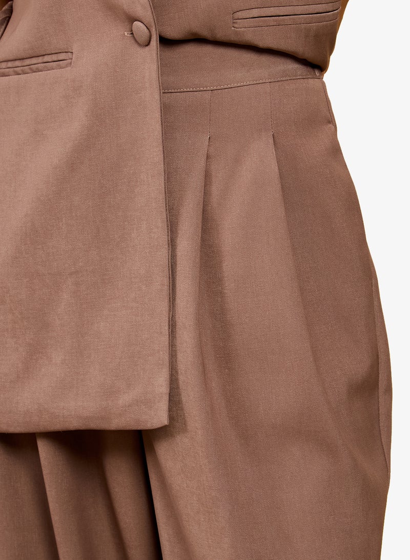 Little Mistress Mink Wide Trouser - Image 3